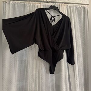 ASOS kimono sleeve thong body suit